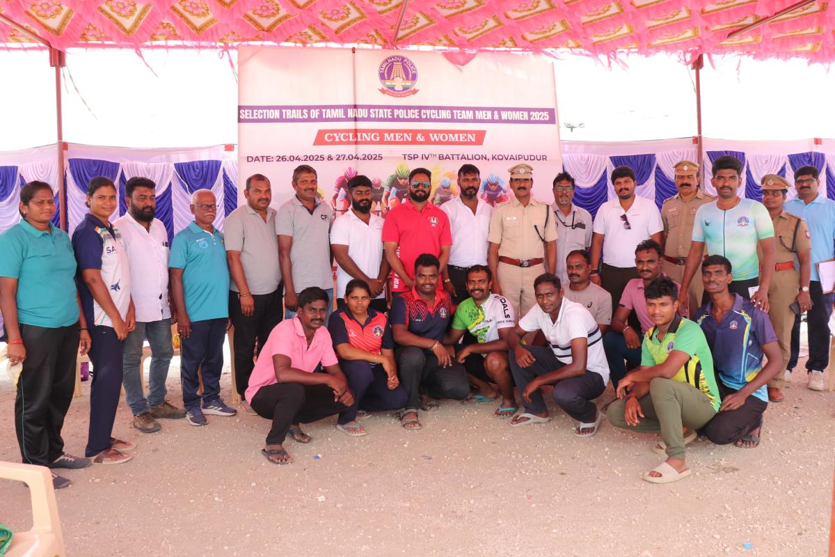 WDF Motorsports Supports Tamil Nadu State Police Cycling Team-1