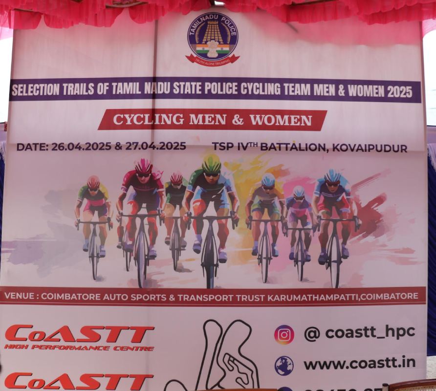 WDF Motorsports Supports Tamil Nadu State Police Cycling Team poster