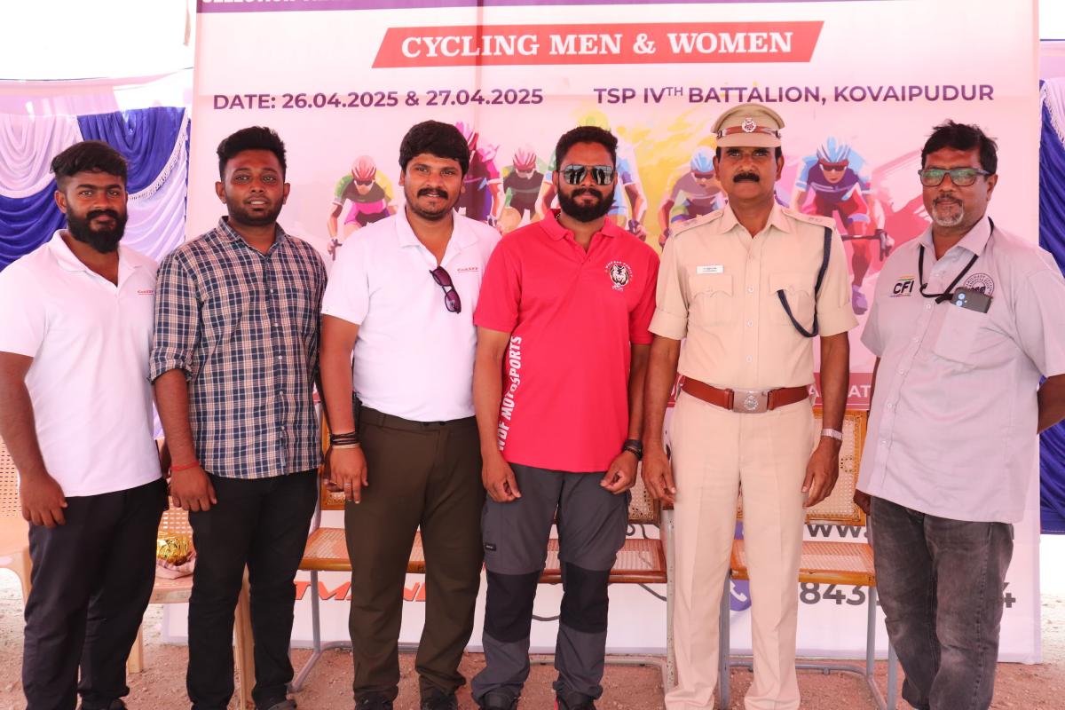WDF Motorsports Supports Tamil Nadu State Police Cycling Team
